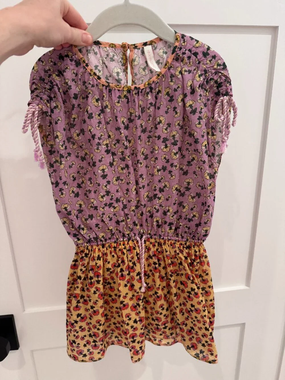 Zimmerman Floral Floral Purple and Yellow Dress